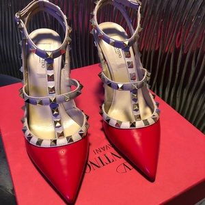 Red Valentino Rockstud Pump